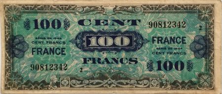 France 100 Francs Impr. américaine (France) - 1944 - Série Petit 2 - TB+