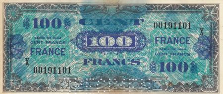 France 100 Francs Impr. américaine (France) - 1945  Spécimen sur Billet X 00191101