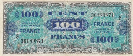 France 100 Francs Impr. américaine (France) - 1945 Série 3 - TTB