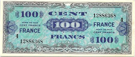 France 100 Francs Impr. américaine (France) - 1945 Série 4 - SUP