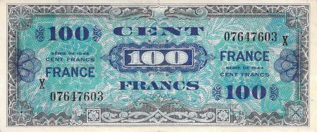 France 100 Francs Impr. américaine (France) - 1945 Série grand X - TTB