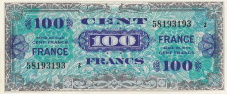 France 100 Francs Impr. américaine verso France - 1944 - Série 2