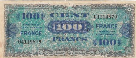France 100 francs impression américaine - 1944 - Série 2 - TTB