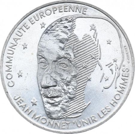 France 100 Francs Jean Monnet - 1992 Argent