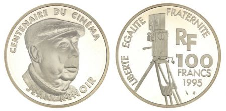France 100 Francs Jean Renoir - Centenaire du Cinéma - 1995