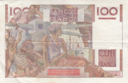 France 100 Francs Jeune Paysan - 02-01-1953 - Série A.528
