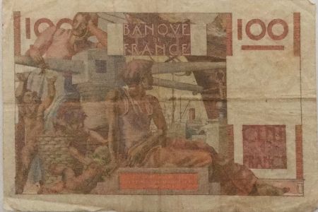 France 100 Francs Jeune Paysan - 02-01-1953 - Série J.531 - TB+