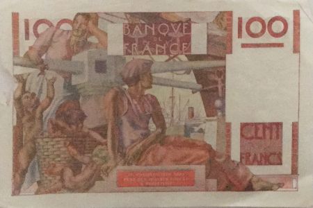 France 100 Francs Jeune Paysan - 02-10-1952 - Série Q.486 - TTB