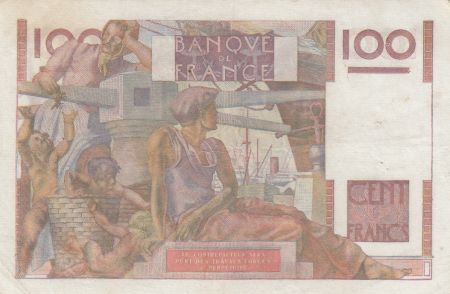 France 100 Francs Jeune Paysan - 03-04-1952 - Série T.443