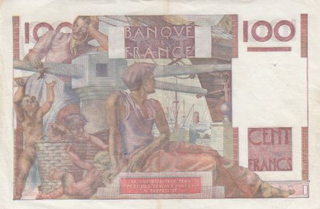 France 100 Francs Jeune Paysan - 03-04-1952 - Série U.449