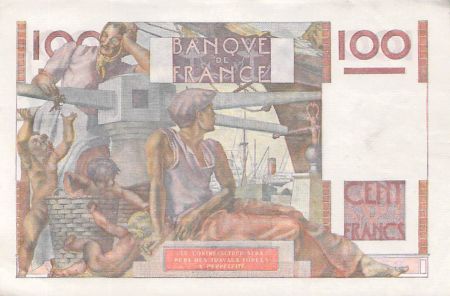 France 100 Francs Jeune Paysan - 03-04-1952 - Série Y.449 - TTB+