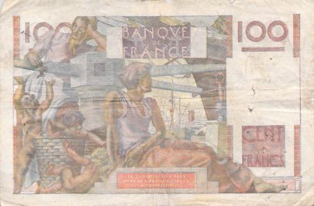 France 100 Francs Jeune Paysan - 04-09-1952 - Série S.481 - TB