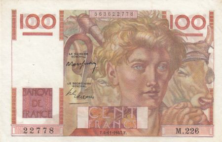 France 100 Francs Jeune Paysan - 06-11-1947 - Série M.226