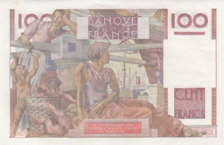 France 100 Francs Jeune Paysan - 07-01-1954 - Série Q.580