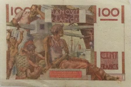 France 100 Francs Jeune Paysan - 07-01-1954 - Série W.584 - TTB
