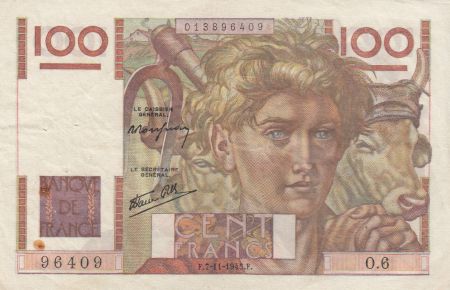 France 100 Francs Jeune Paysan - 07-11-1945 - Série O.6