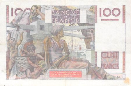 France 100 Francs Jeune Paysan - 12-10-1950 - Série G.372 - TTB