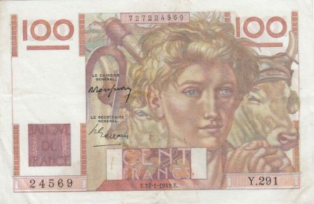 France 100 Francs Jeune Paysan - 15-07-1948 - Série A.267