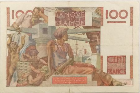 France 100 Francs Jeune Paysan - 16-11-1950 - Série A.389 - TTB