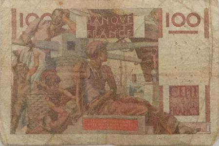 France 100 Francs Jeune Paysan - 17-02-1949 - Série B.300 - TB