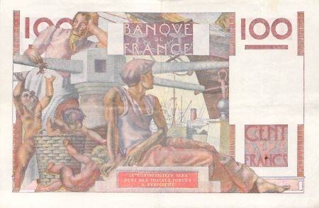 France 100 Francs Jeune Paysan - 18-04-1946 - Série V.39 - PTTB