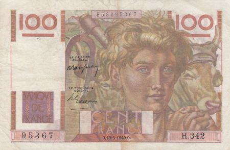 France 100 Francs Jeune Paysan - 19-05-1948 - Série H.342