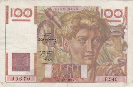 France 100 Francs Jeune Paysan - 19-05-1948 - Série P.340