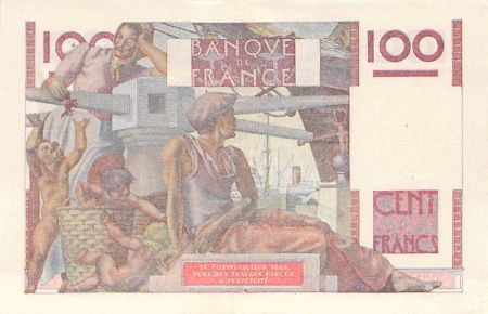 France 100 Francs Jeune Paysan - 21-11-1946 - Série U.128 - TTB+
