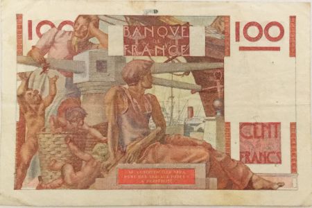 France 100 Francs Jeune Paysan - 21-11-1946 - Série U.136 - TTB