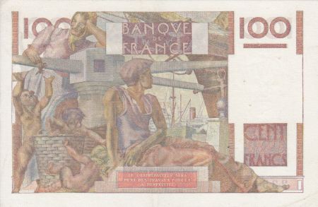 France 100 Francs Jeune Paysan - Filigrane Inversé - 1953