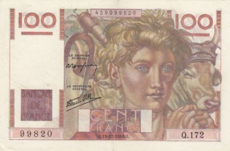 France 100 Francs Jeune Paysan - Q.172 - 1946