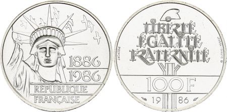 France 100 Francs Liberté - 1986 Argent Piéfort 30g