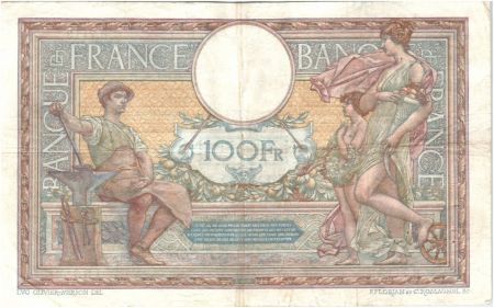 France 100 Francs LO Merson - 1920 Rare !