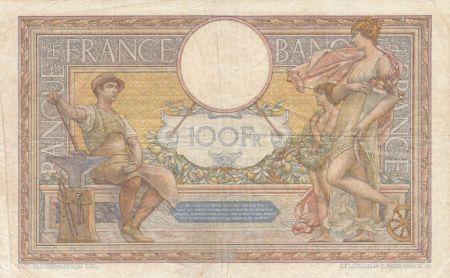 France 100 Francs LOM - Grands cartouches - 28-06-1929 - Série P.25537