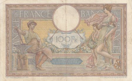 France 100 Francs Luc Olivier Merson - 01-08-1911 Série L.1369 - TB+
