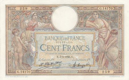 France 100 Francs Luc Olivier Merson - 07-05-1926 -  Série G.14170