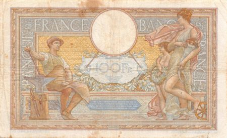France 100 Francs Luc Olivier Merson - 09-09-1937 Série H.55459 - TB
