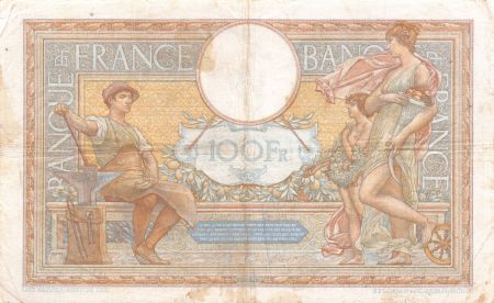 France 100 Francs Luc Olivier Merson - 12-05-1938 Série V.59043 - TTB