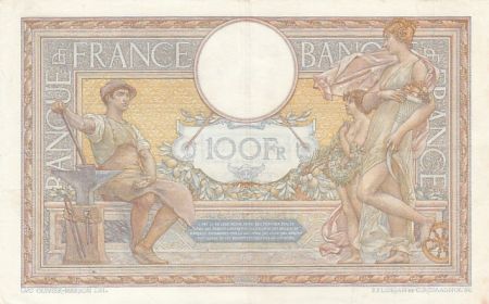 France 100 Francs Luc Olivier Merson - 16-08-1934 - Série X.45632