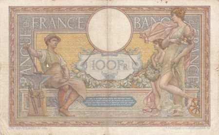 France 100 Francs Luc Olivier Merson - 22-07-1911 Série T.1354