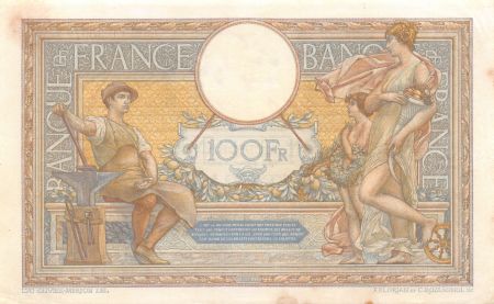France 100 Francs Luc Olivier Merson - 30-04-1931 Série U.30072 - TTB