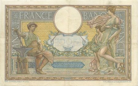France 100 Francs Luc Olivier Merson - avec LOM - 17-03-1909 Série V.733
