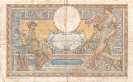France 100 Francs Luc Olivier Merson - avec LOM - 30-04-1909 Série E.807 - TB