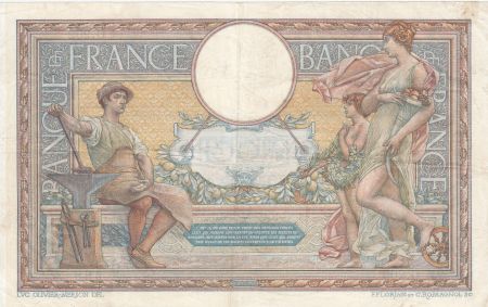 France 100 Francs Luc Olivier Merson - avec LOM 29-04-1908 - Série G.202 - TTB