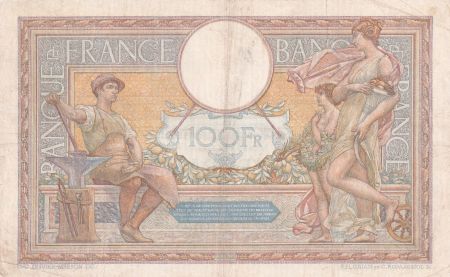France 100 Francs Luc Olivier Merson - Grands Cartouches - 01-09-1932 - Série N.36690 - TTB