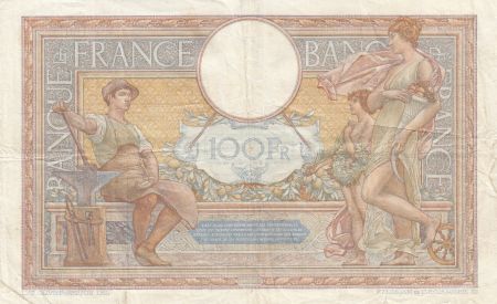 France 100 Francs Luc Olivier Merson - Grands Cartouches - 02-02-1939 Série A.64160