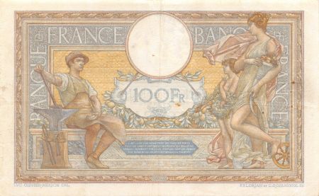France 100 Francs Luc Olivier Merson - Grands Cartouches - 02-04-1931 Série W.29832 - TTB
