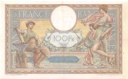 France 100 Francs Luc Olivier Merson - Grands Cartouches - 03-01-1924 Série N.10121 - SUP
