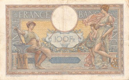 France 100 Francs Luc Olivier Merson - Grands Cartouches - 03-09-1926 Série X.15302 - TTB