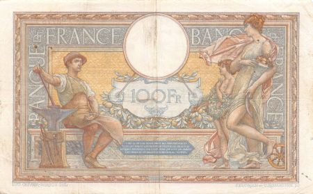 France 100 Francs Luc Olivier Merson - Grands Cartouches - 04-01-1929 Série J.23778 - TTB
